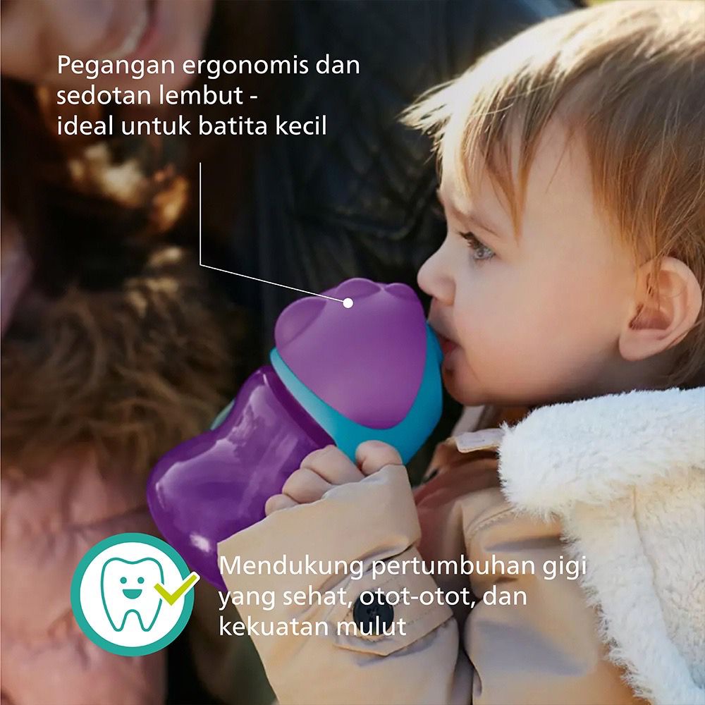 Philips Avent Bendy Straw Cup - Botol Minum Bayi - Botol Sedotan Anak