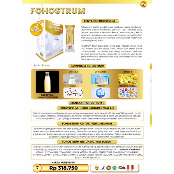 FOHOSTRUM (Tinggikalsium,tinggiProtein)