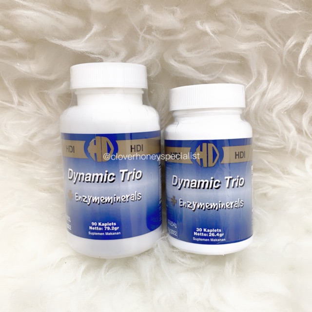HDI Enzymeminerals Dynamic Trio Suplemen Vitamin (bee pollen, propolis, royal jelly) (obat maag)