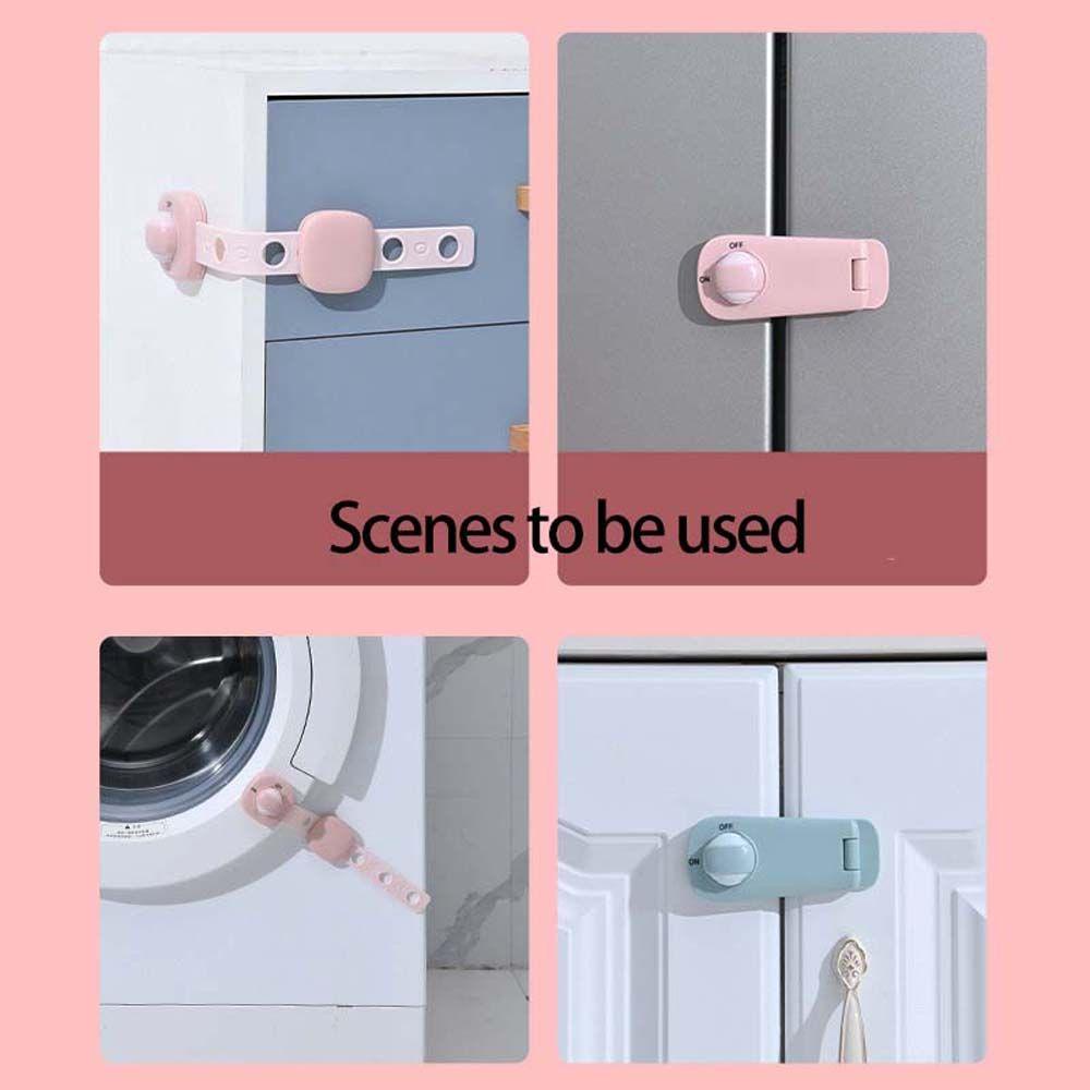 Lanfy Safety Door Lock Multifungsi Adjustable Lemari Laci Baby Care Kids Anak Pelindung Pengaman