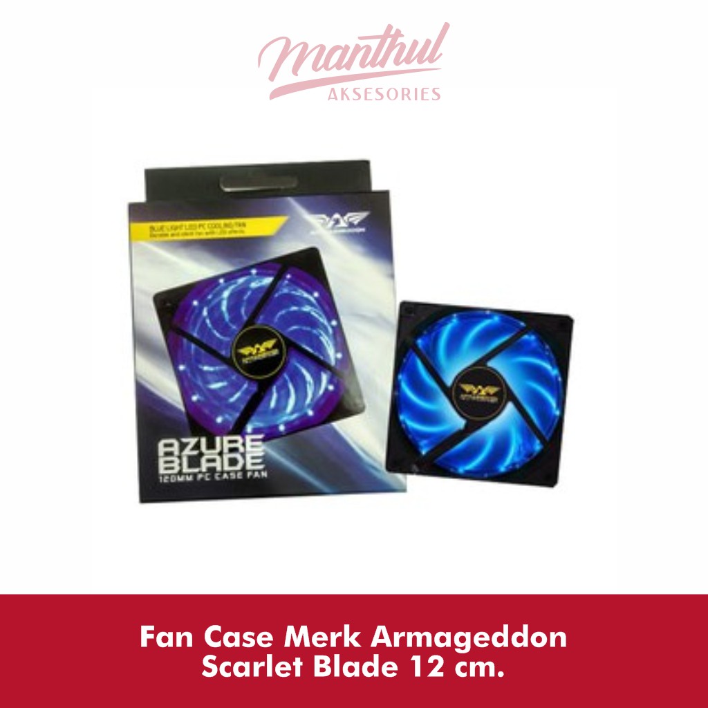 Fan Case Merk Armageddon Scarlet Blade 12 cm