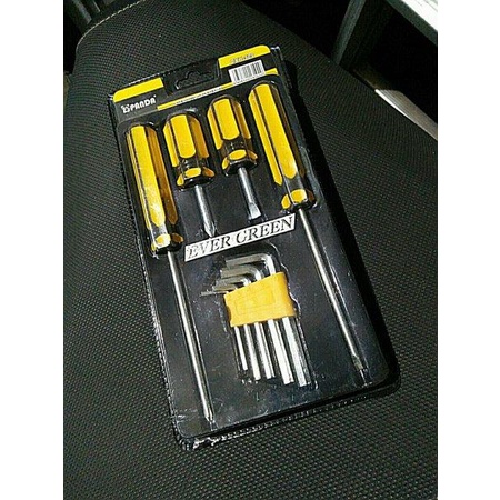 Paling Terlaku Promo Paket Kunci L Set Dan Obeng Set Plus Min Panjang Pendek ... Sedia Gagang Stang 