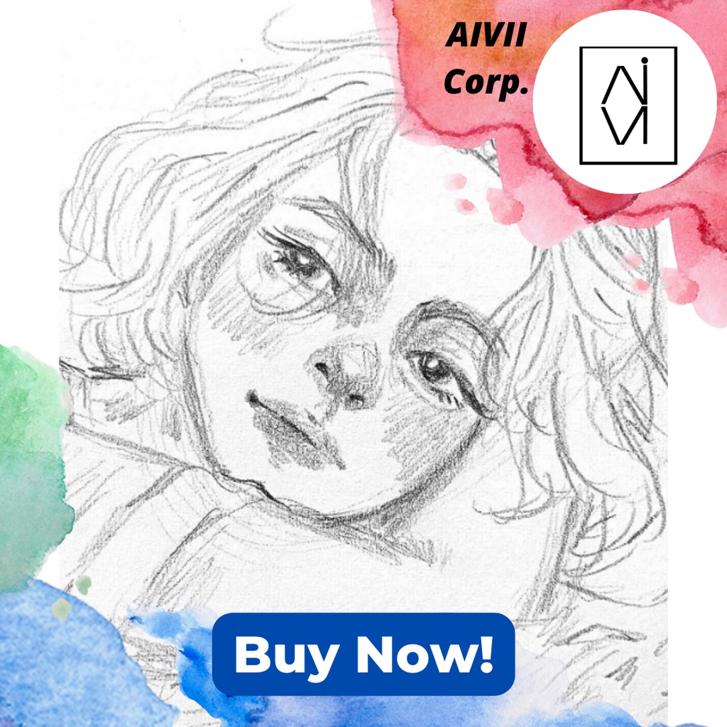 Jual JASA MENGGAMBAR SKETSA SENI ABSTRAK LUKISAN WAJAH PENSIL MURAH