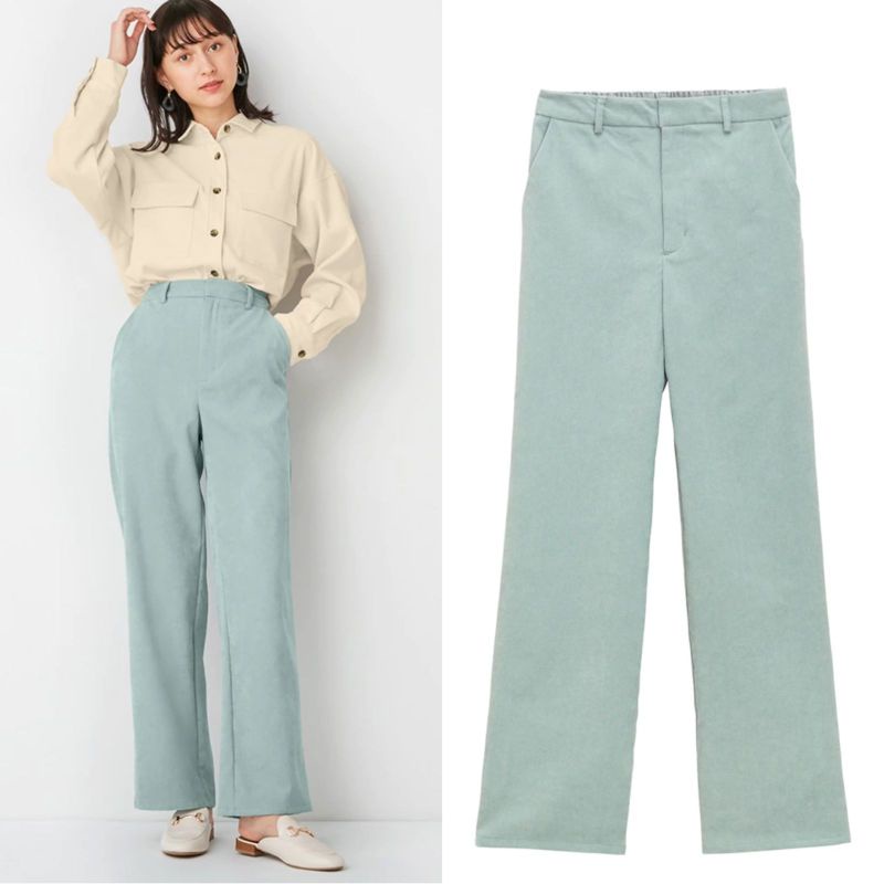 Uniqlo kulot corduroy katun pants