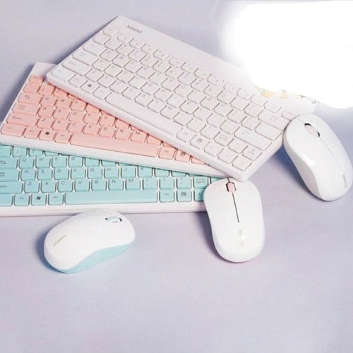 MINISO Keyboard Mouse Combo Set Multimedia Wireless Keyboard Bundle