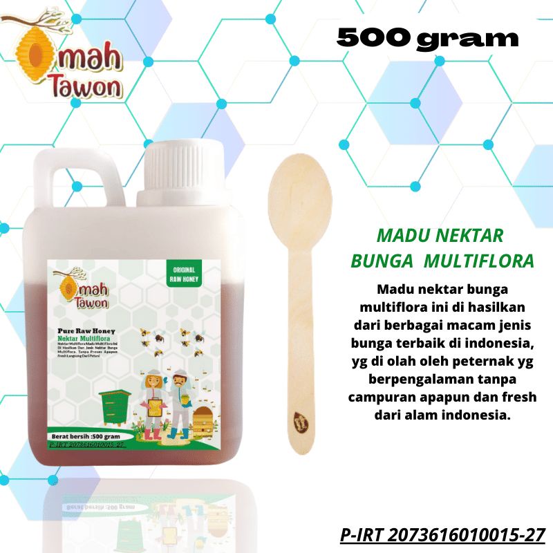 Madu murni madu multiflora 500gram