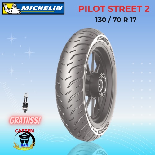MICHELIN PILOT STREET 2 130/70 Ring 17 Tubeless // Ban Motor MOGE (Motor Batangan)