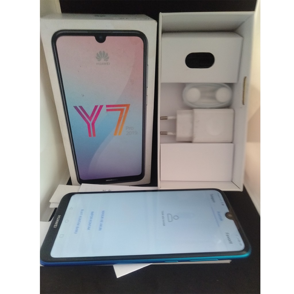 Hp Huawei Y7pro 3/32 bekas komplit