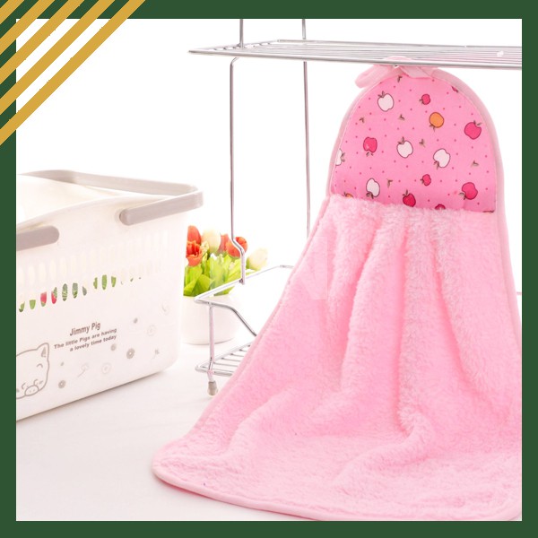 Lap Tangan Gantung | Lap Tangan Microfiber Polos Hand Towel Gantung Dapur Handuk Kitchen