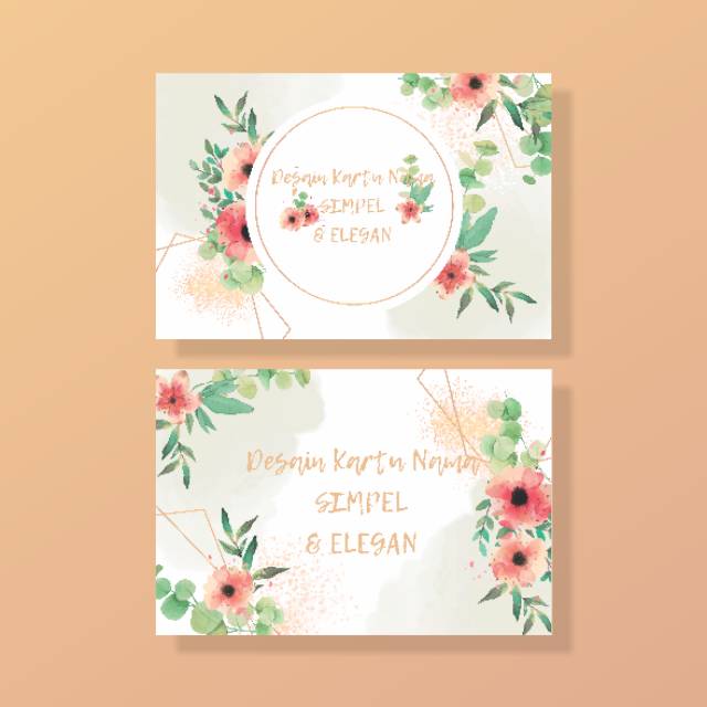 

[PAKET 100 LBR Anti Luntur] Desain & Cetak Kartu Nama Simple Dan Elegan