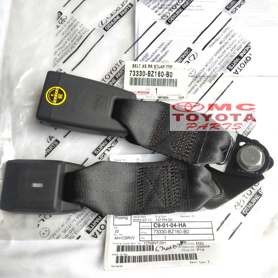 Colokan Safety Belt Tengah Kanan Avanza Xenia Grand 73330-BZ160-B0