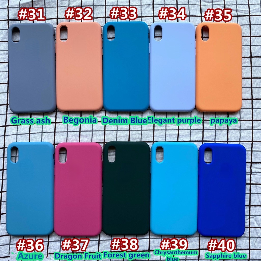 Case Bahan Silikon Untuk 6 6s 7 8 Plus X XS XR XS Max 11 11 Pro 11 Pro Max iP SE2020
