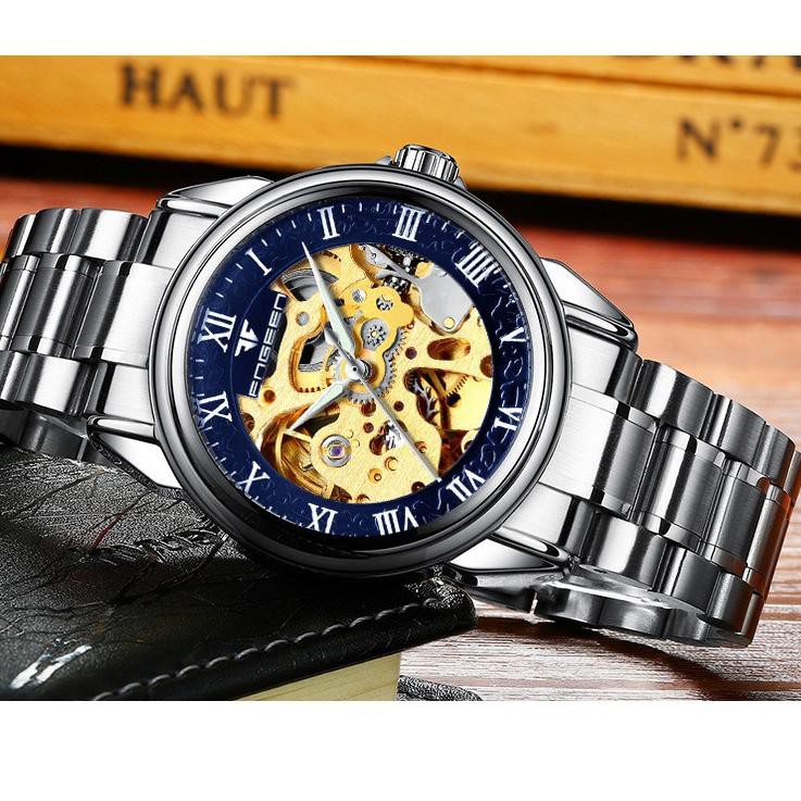 COD✔ Jam Tangan Pria mechanical automatic FNGEEN 8866 Luxury Business Waterproof Casual Watch