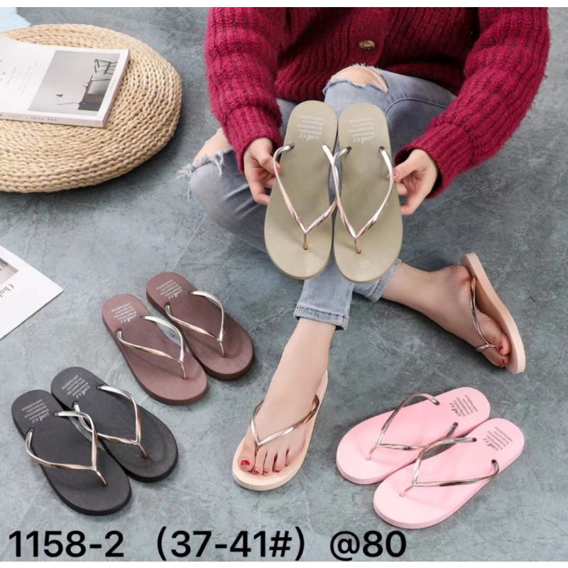 READY New BLC 1159-2 Sandal Jepit Tali Emas Annisa