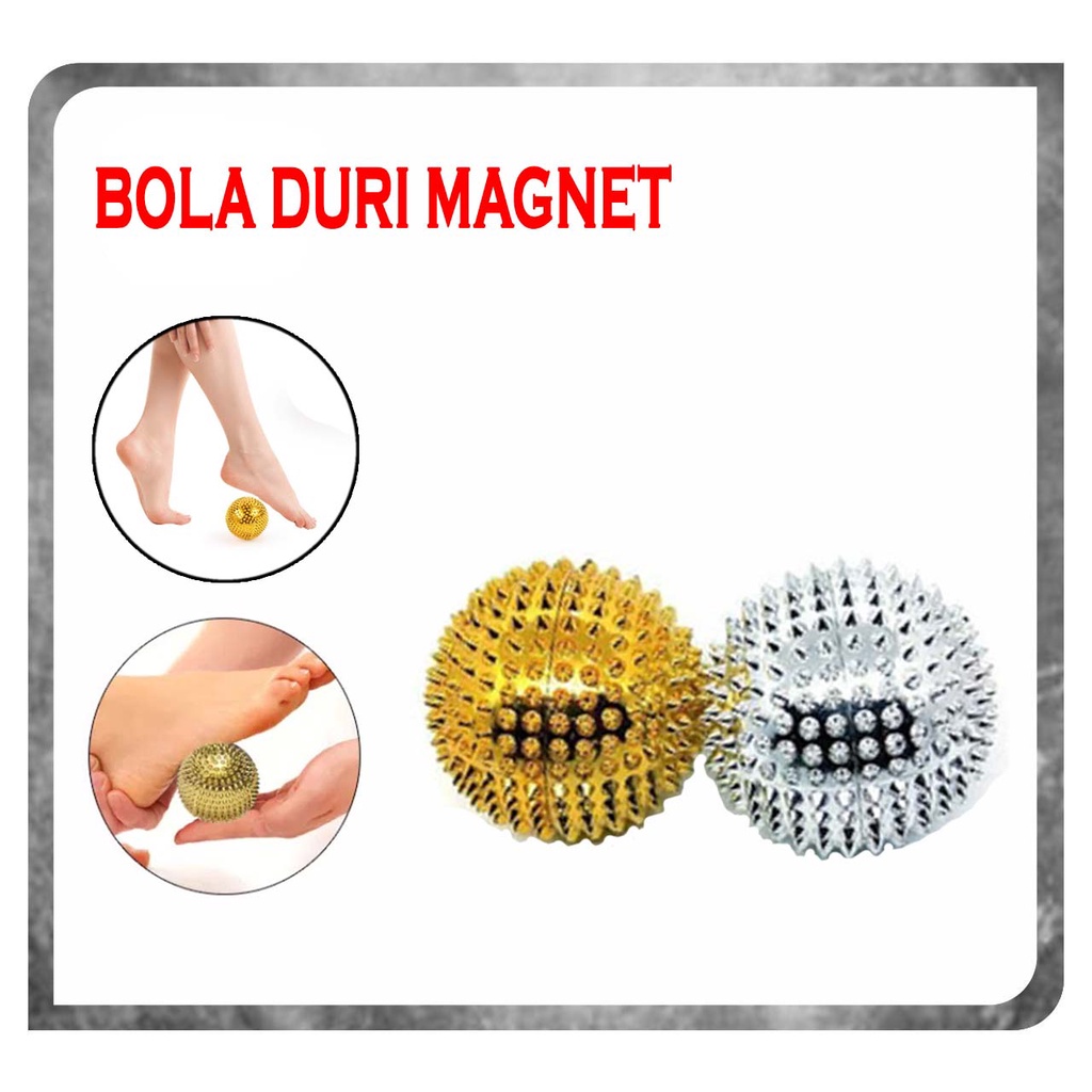 Bola Duri Magnet Besar / Bola Terapi Tangan / Bantu Pemulihan Stroke