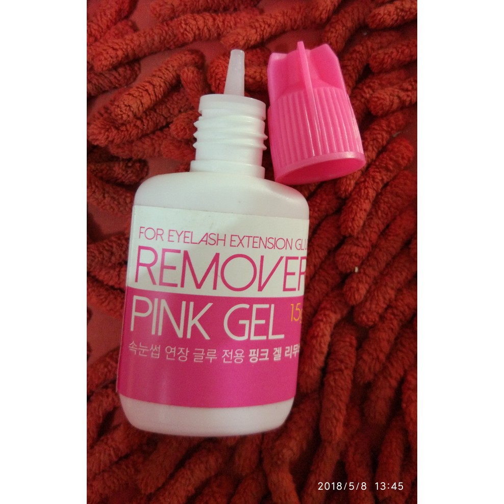 [eyelash extension]Glue Remover Pink & clear Gel.Penghapus lem eyelash