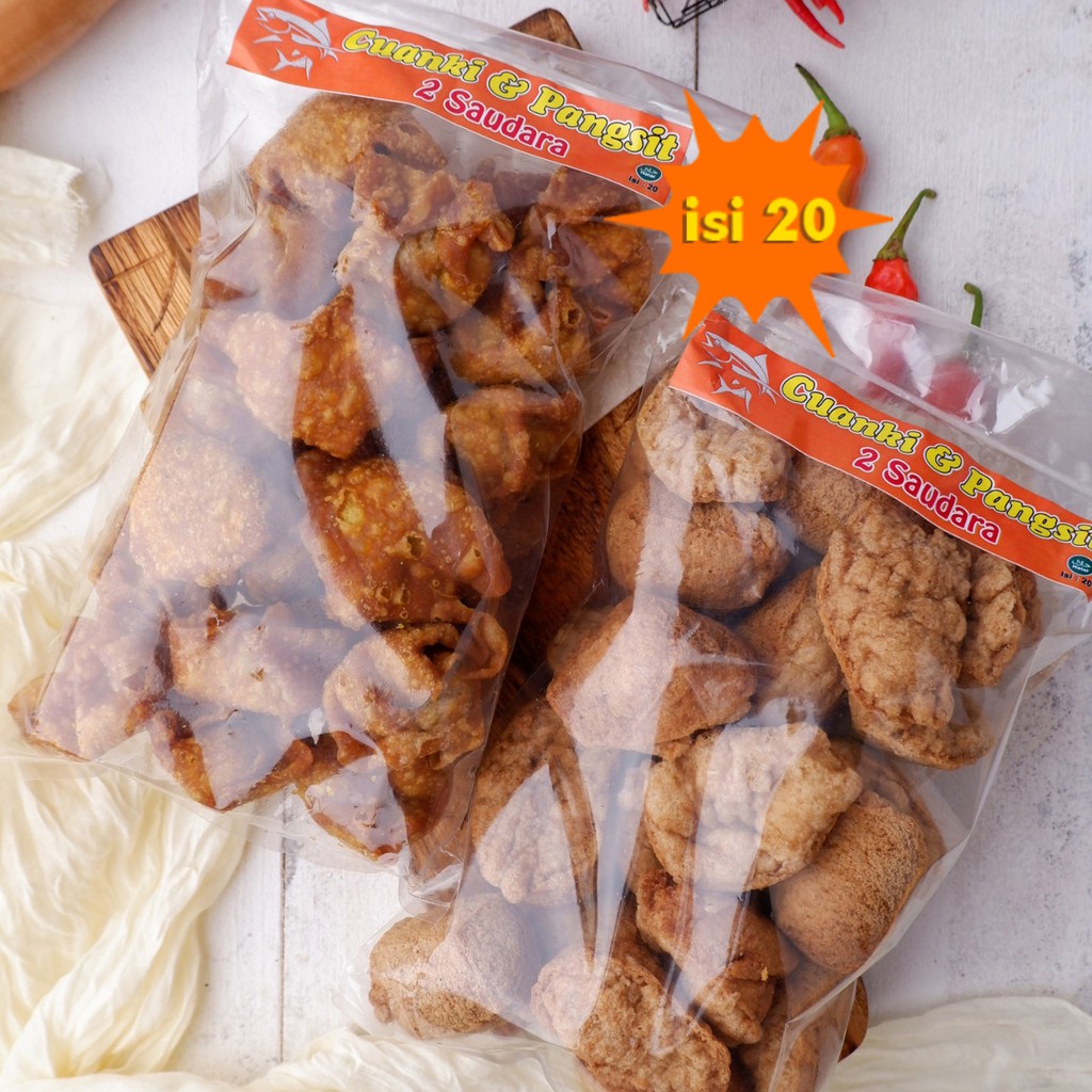 CUANKI IKAN SIOMAY KERING TAHU KERING BANDUNG ISI 25 CUANKI ENAK 2 SAUDARA