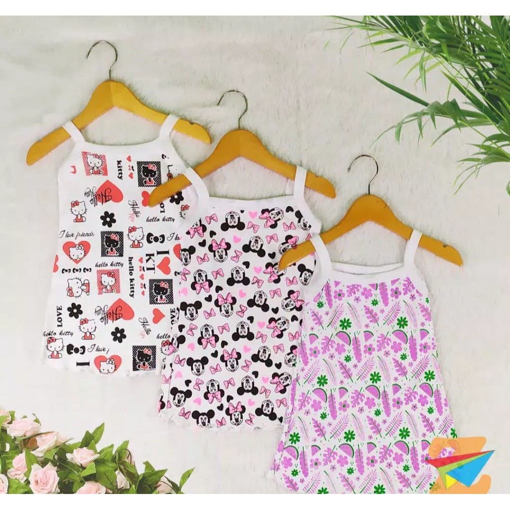 Dress TankTop Anak /Yukensi Tali / Dress Anak Lucu TRS-03