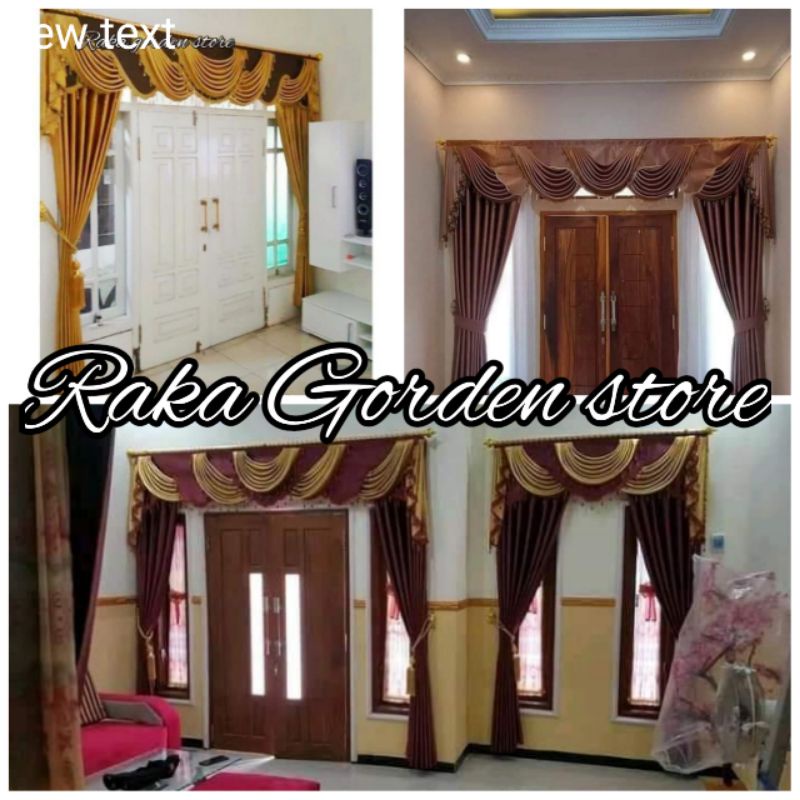 Jual gorden mewah model Spanyol rikues warna dan ukuran | Shopee Indonesia