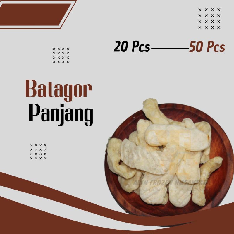 Batagor Panjang 50 Buah (BKS) Cuanki Lidah Batagor Lidah
