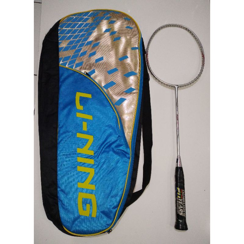 RAKET BADMINTON LINING KOSONGAN + TAS
