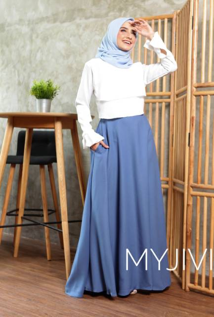 SELENA DRESS TWO TONE BY MYJIVI