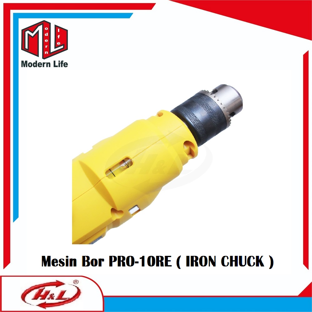 HL Mesin Bor Tangan / Electric Drill Pro 10RE ( Iron Chuck )