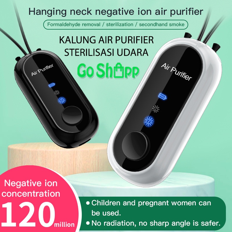 Kalung Air Purifier Portable Anak Dewasa Pembersih Udara Bakteri Virus Asap - Kalung Pembersih Udara Kesehatan [AP01]