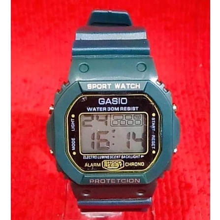 Jam Tangan Model Casio Digital Rantai Fashion Wanita Dan Pria / Jam Tangan Wanita Digital Kotak