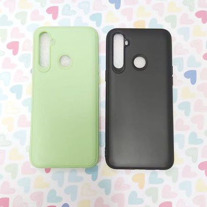 Case TPU Macaron Warna Warni Realme 5/C3