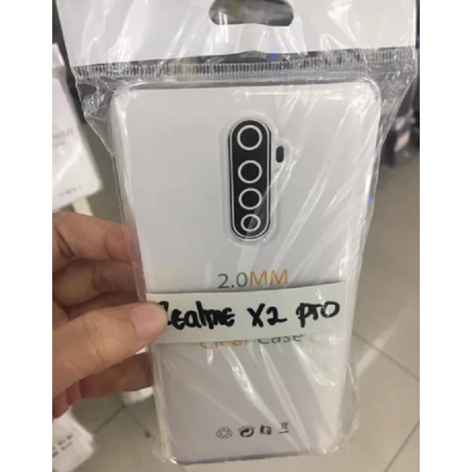 Ultra thin Clear Jelly Case Realme X2 Pro 6.5 inchi Putih Transparan