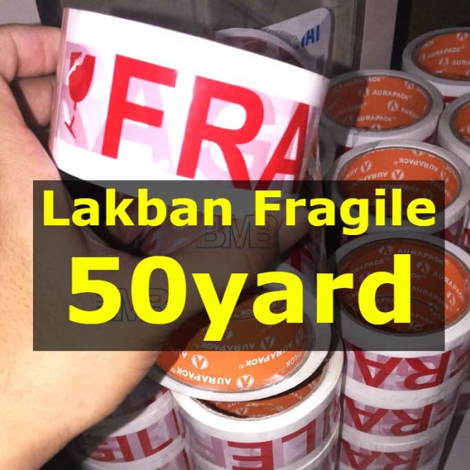 

Lakban 50 Yard Fragile Printed Cetak Putih Merah Belimas89 Segera Dapatkan