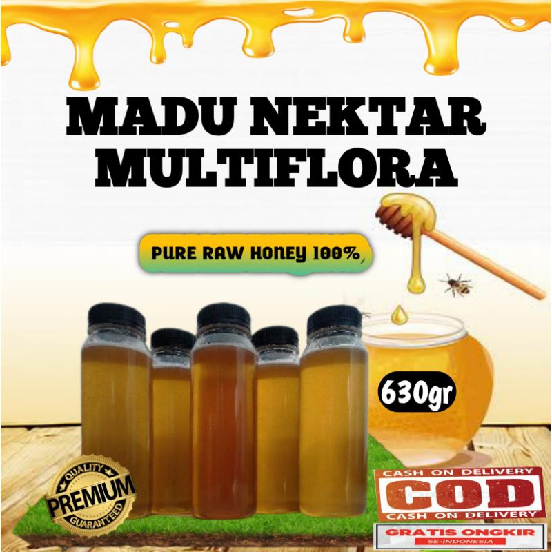 

Madu asli madu murni madu hutan nektar multiflora 630gr