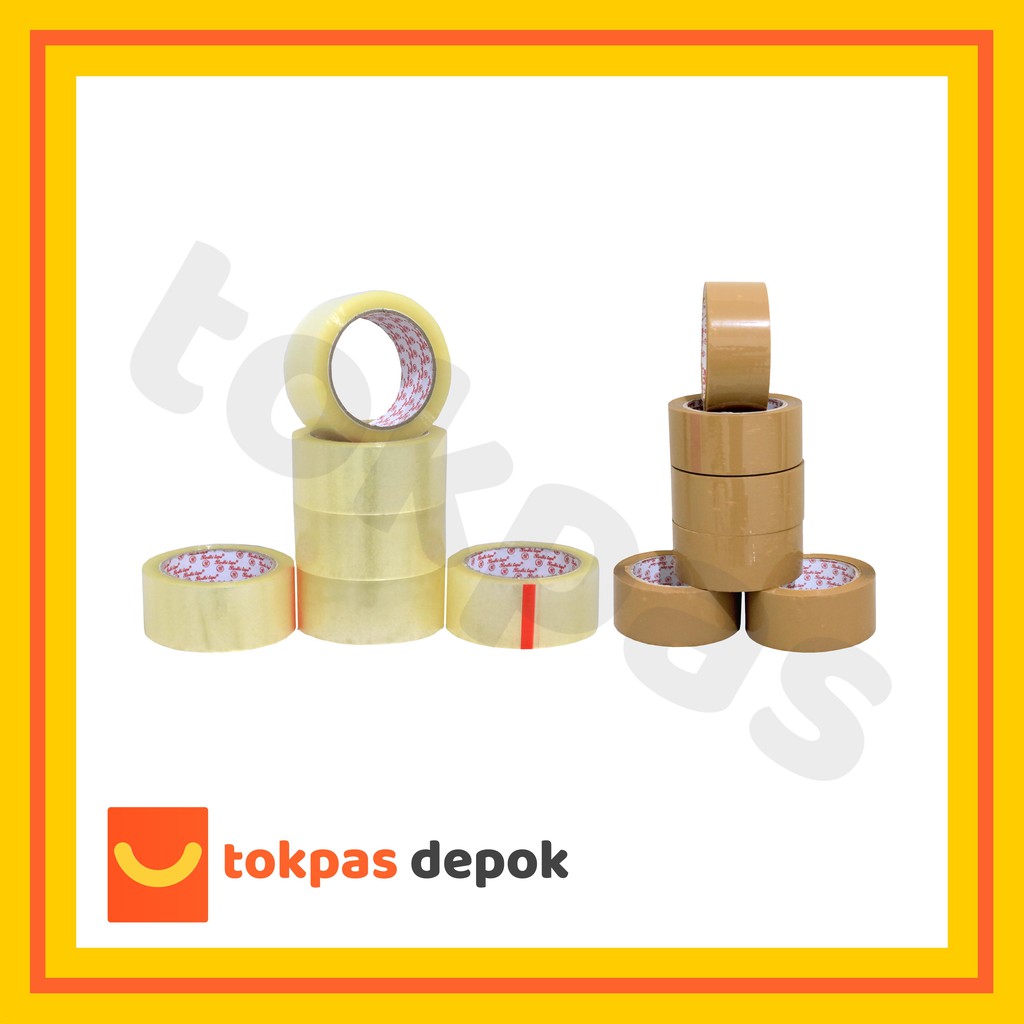 

Lakban Bening / Coklat Bodhi Tape 45 mm - 100 Yard Top Quality