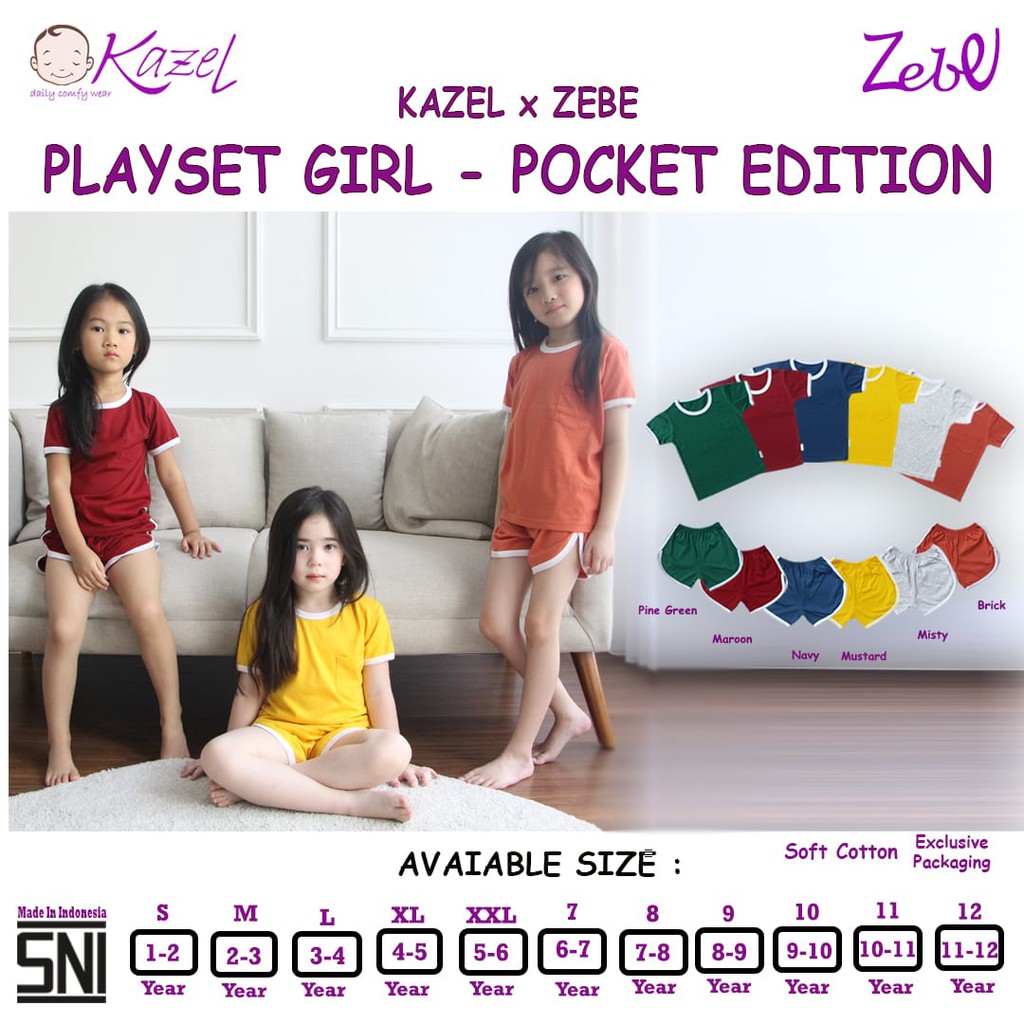 ZEBE PLAYSET GIRL POCKET EDITION 6-11THN (1STEL)