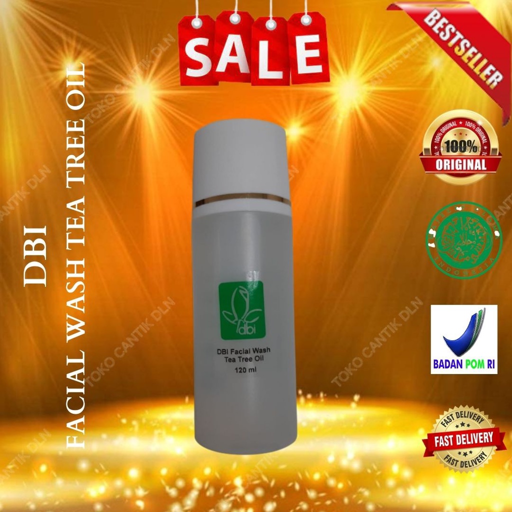 dbi facial wash tea tree oil tto 120 ml # sabun jerawat