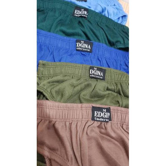 12 Pcs Celana Dalam Pria Edgina | CD Laki Laki Dewasa Remaja Anak Murah | Sguna Grosir Lusinan Underwear Sempak