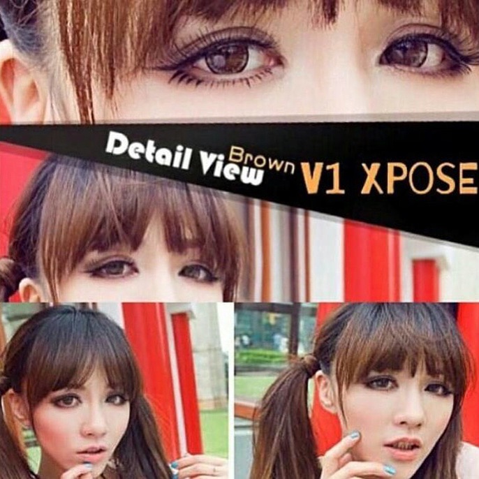 SALE!!! V1 EXPOSE BROWN (-0.50 S/D -6.00) EXP. 2023/01