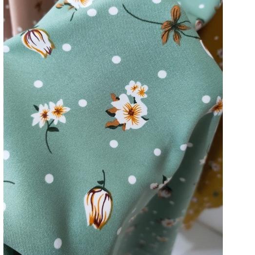 TERBARU 3.3 Kain Shakila Twill / motif bunga kecil / katun shakilla / bahan gamis seragam / kain met