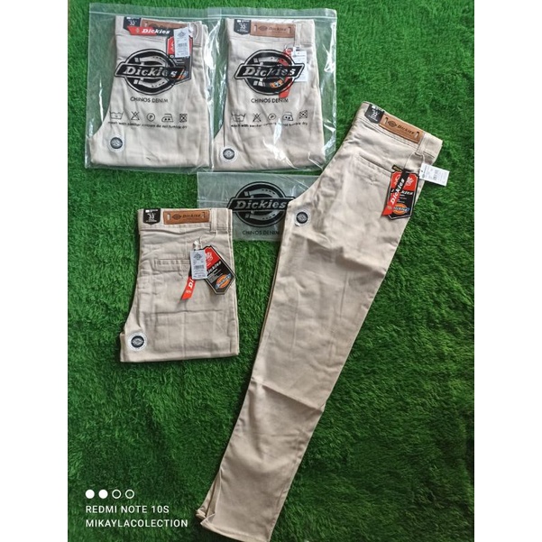 Celana Chino Cream Panjang Distro Dickies