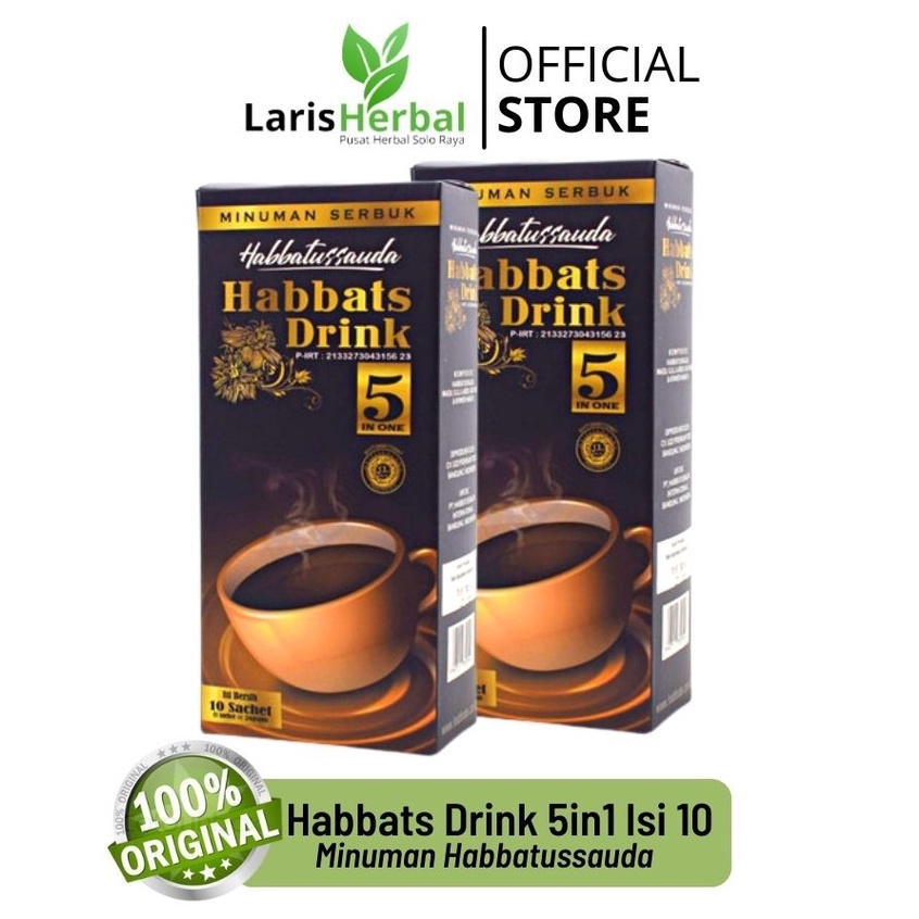 

ORIGINAL Habbats Drink 5in1 Minuman Habbatussauda - Habbats Drink isi 10 Sachet @24gr