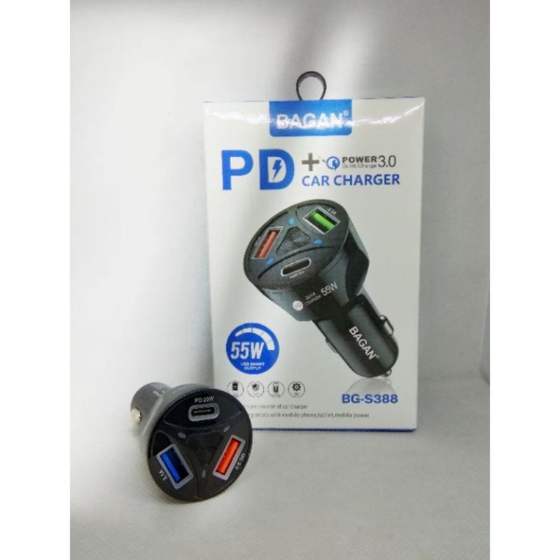 Saver Charger Mobil Bagan BG-S368/BG-S388 Batok Saver Car Charger Bagan BG S368/BG S388