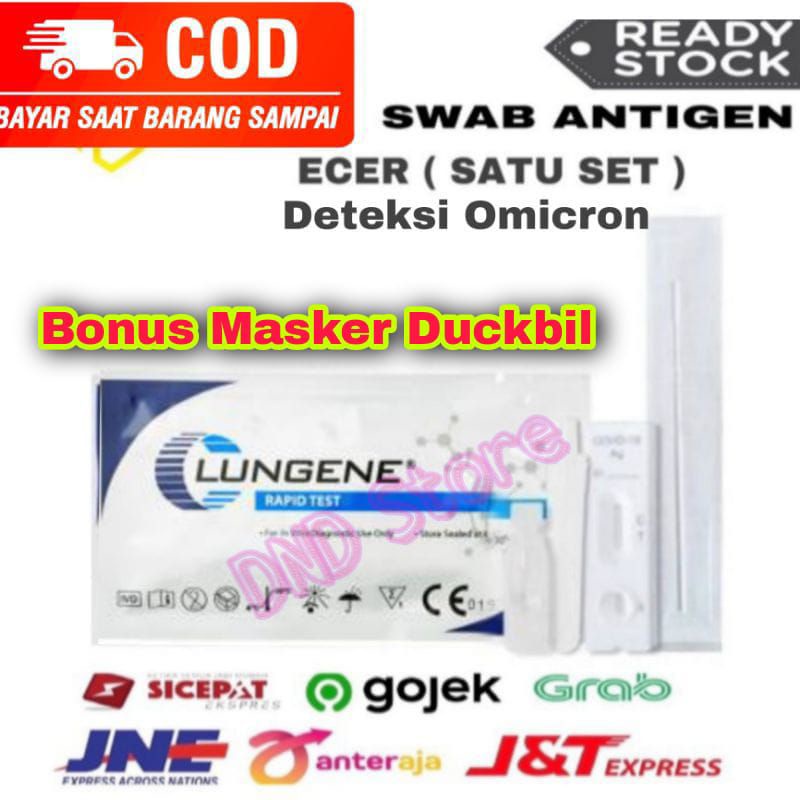 SWAB ANTI GEN | SWAB HIDUNG | TEST |1 Set Eceran lengkap AKL