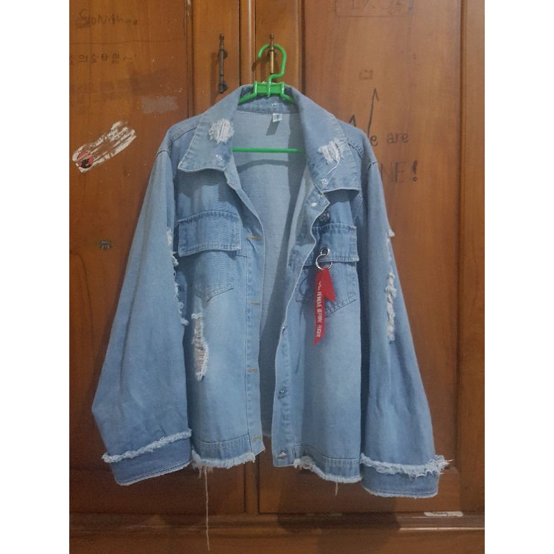 PRELOVED Oversize Denim Jacket
