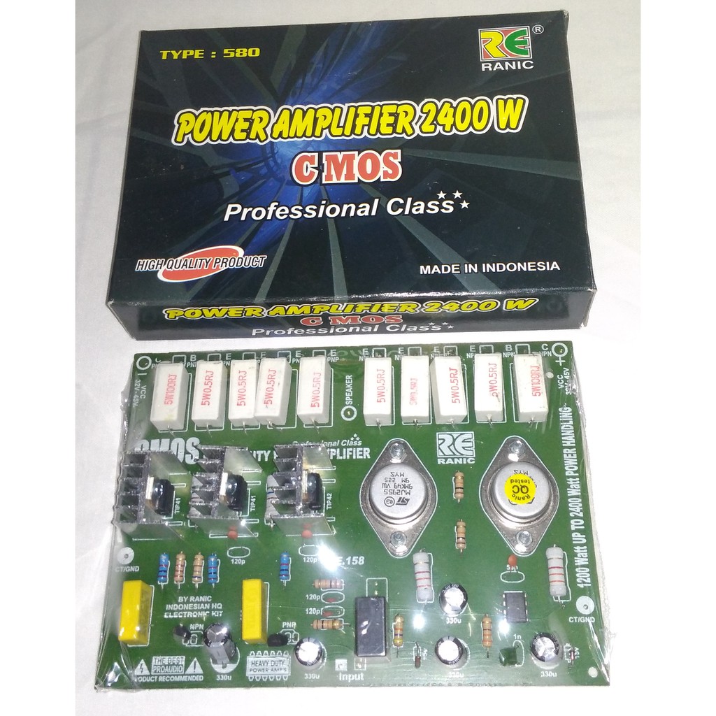 Kit Ranic Kit Power Amlifier 2400W CMOS  RE158-580