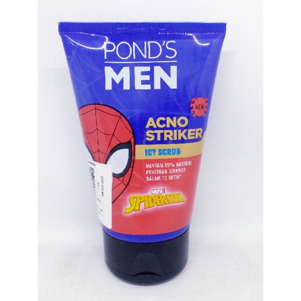 Ponds Men Acne Striker Facial Scrub 100G - Spiderman Edition exp Jan 2025