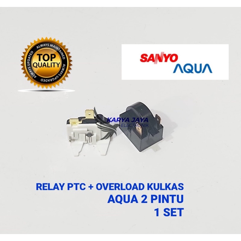 Relay Ptc Overload Kulkas AQUA 2 pintu