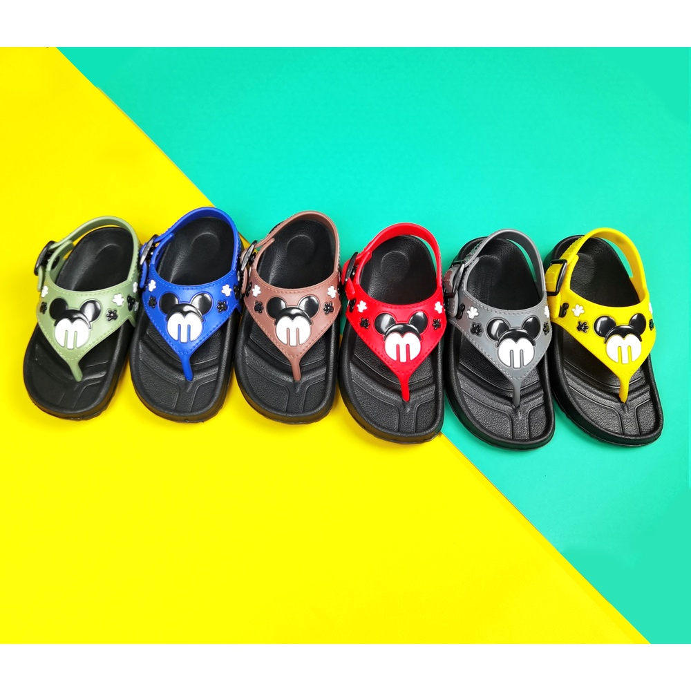 Sandal Jepit Bayi Mickey | Sandal Jepit Anak | Sandal Anak Lucu Karakter