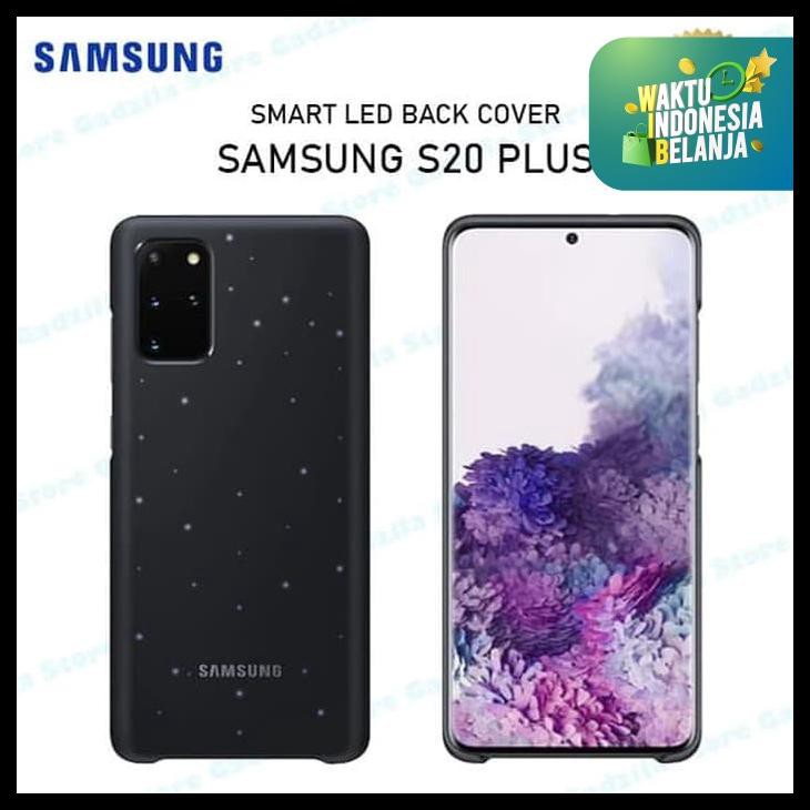 HARDCASE CASE SMART LED BACK COVER SAMSUNG S20+ S20 PLUS ORIGINAL - HITAM