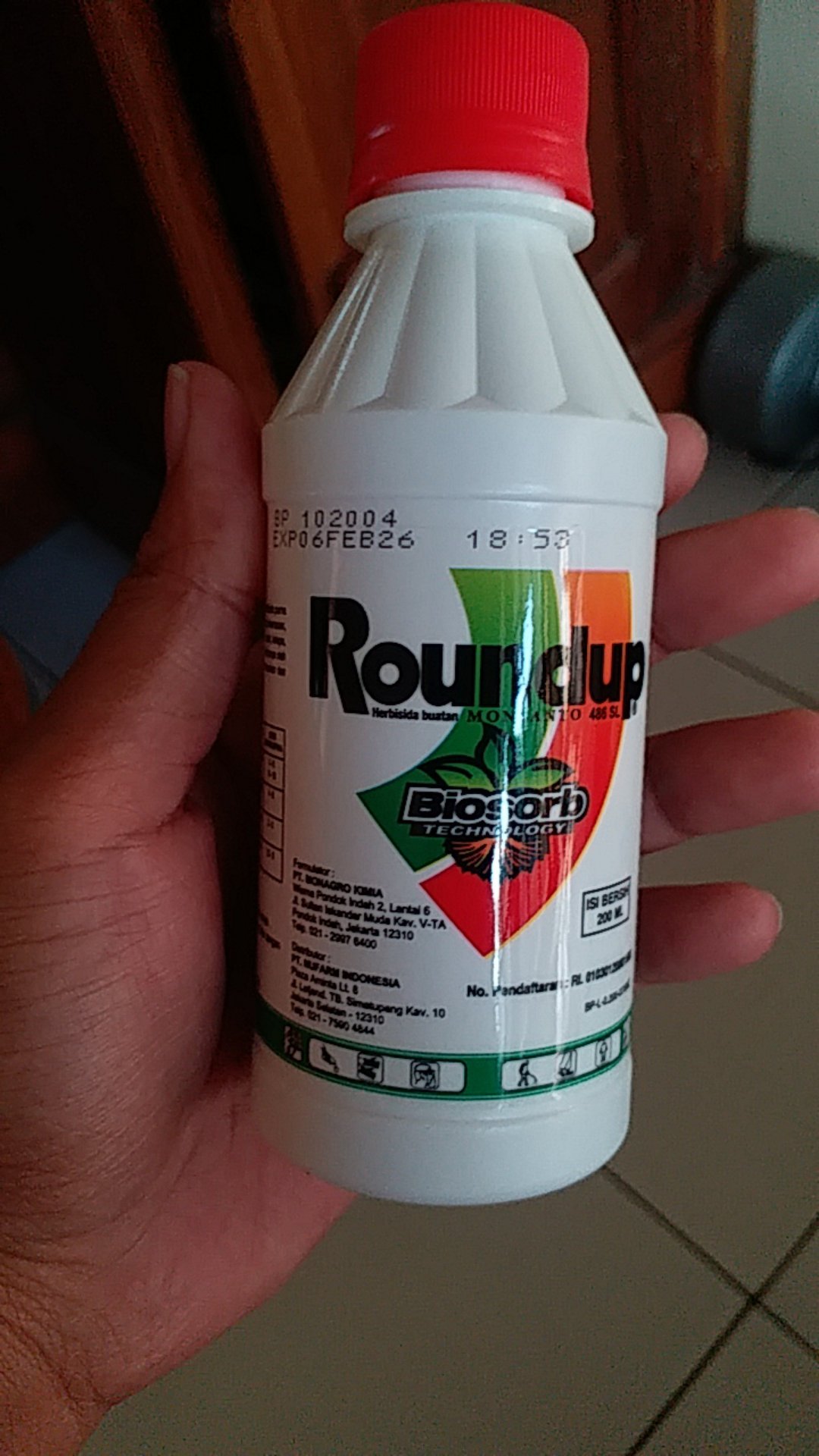 Roundup Rondap 200ml Obat Pembasmi Rumput Dan Gulma Murah  300gr